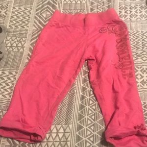 Capri sweat pants